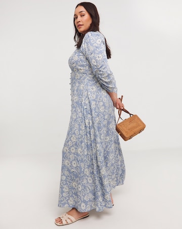 princess polly baby blue dress Joe Browns Summer Days Printed Maxi Dress – luscious scarves main image 1