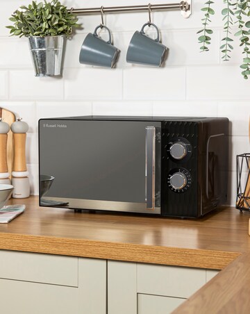 Russell Hobbs RHMM715B Honeycomb Manual Microwave - Black