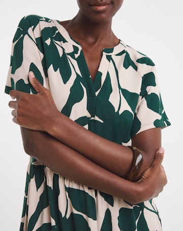 Soft Touch Notch Neck Maxi Dress