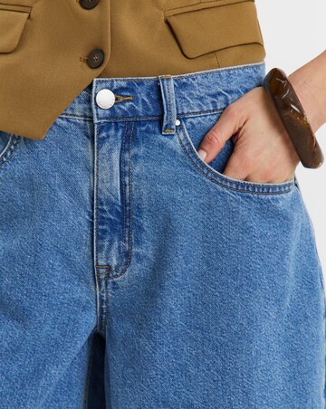 Mid Blue Denim Jorts