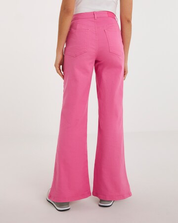 Hot Pink Extreme Flare Jeans