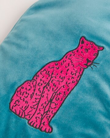 Chelsea Peers Velour Leopard Print Hot Water Bottle In Gift Box