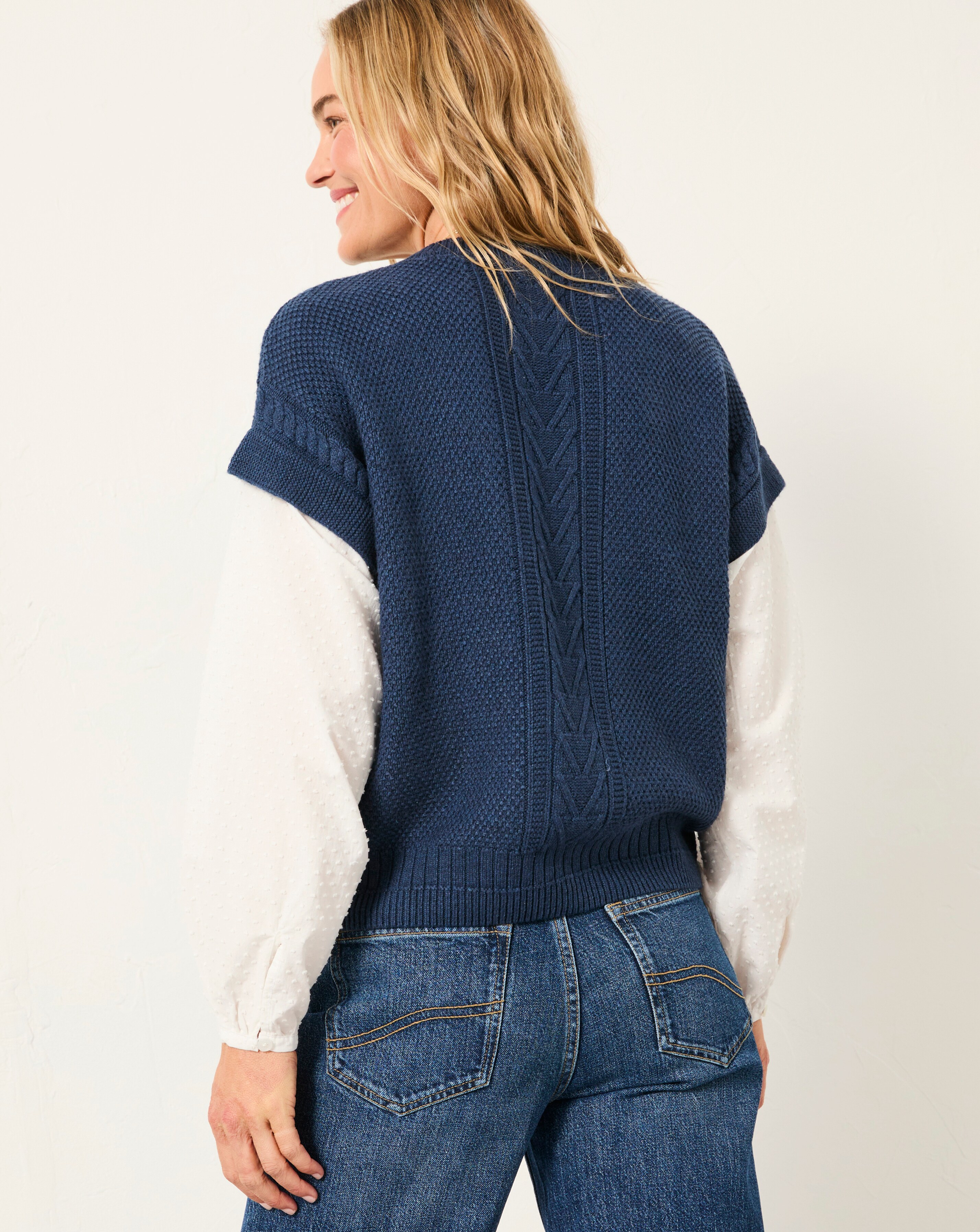 FatFace Odette 2 In 1 Button Front Jumper | Ambrose Wilson