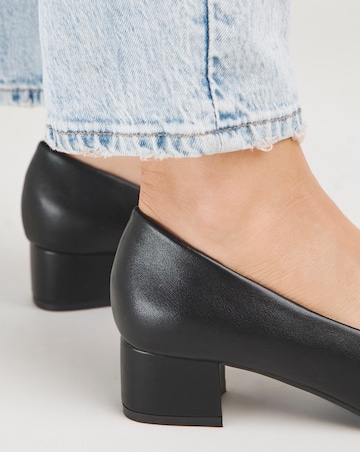 Orlia Flexi Sole Block Heel - Wide Fit (E)
