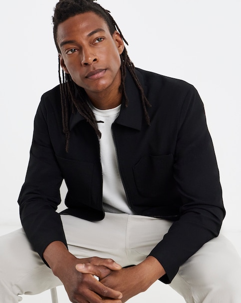 Tailored Zip Harrington