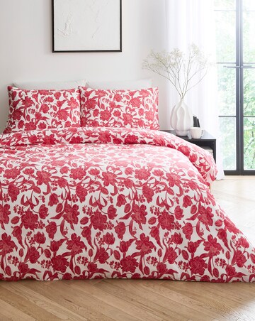 Odette Floral Cotton Blend Duvet Set