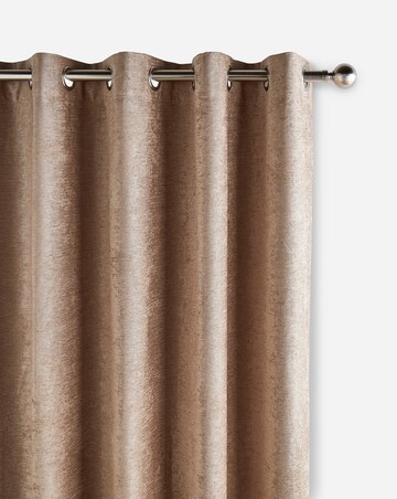 Savoy Blackout Chenille Eyelet Curtain