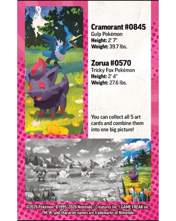 Pokemon TCG: Mega Evolution Ascended Heroes - Mini Tins - Zorua & Cramorant