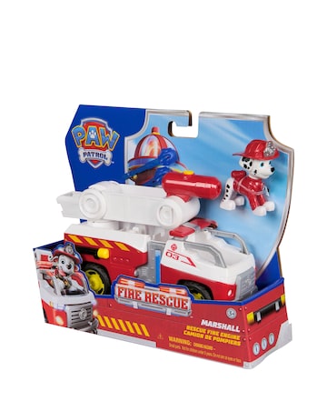 Paw Patrol Fire Rescue Vehicle Marshall with Rescue Fire Engine