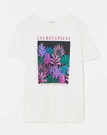 Graphic Tee Pyjama Set Floral Print