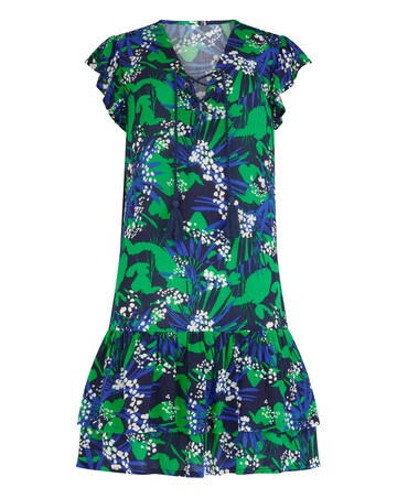 Pour Moi Gracie Crinkle Frill Swing Beach Dress