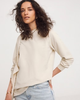 Oatmeal Classic Longline Sweatshirt
