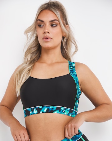 Sports Swim Crop Top
