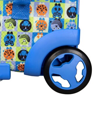 IT Luggage Curiosity Kids Underseat Suitcase - Blue Minimals