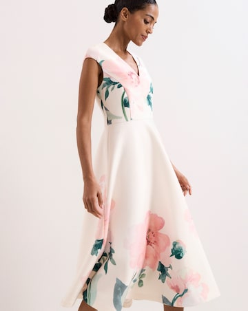 Phase Eight Rakhi Scuba Printed Midi Dress