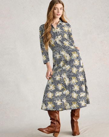 White Stuff Rua Jersey Shirt Dress