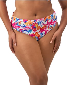 Elomi Savaneta Mid Rise Bikini Brief White