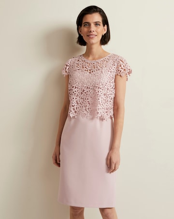 Phase Eight Daisy Lace Double Layer Dress