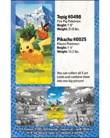 Pokemon TCG: Mega Evolution Ascended Heroes - Mini Tins - Pikachu & Tepig
