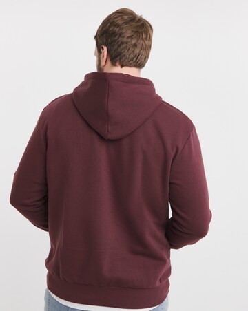 Jack & Jones Caleb Varsity Hoodie - Burgundy