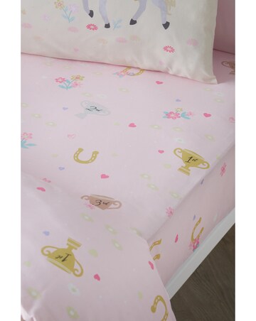 Catherine Lansfield Happy Horses Fitted Sheet