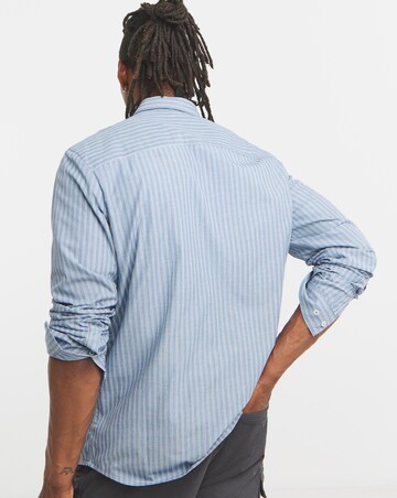 Long Sleeve Poplin Stripe Shirt Long