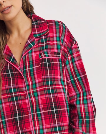 Check Button Through Pyjama Set