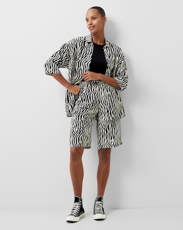 French Connection Zebra Print Shorts