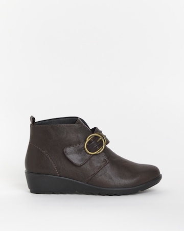 Cushion Walk Touch & Close Ankle Boot E Fit