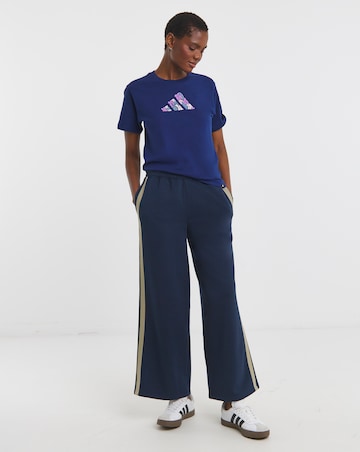 adidas Floral Print Crew T-Shirt