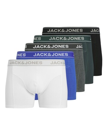 Jack & Jones Logo Trunks 5 Pack - Multi