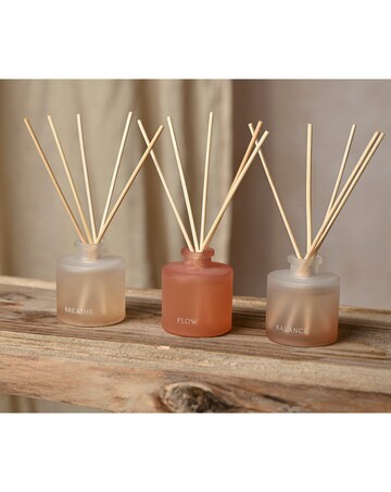 Serenity 'Tranquil' 50ml Diffusers Set of 3 - Flow, Balance and Breathe