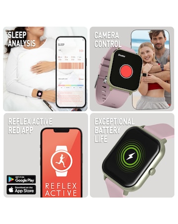 Reflex Active Nexus Lite Silicone Strap Smart Watch - Dusky Pink
