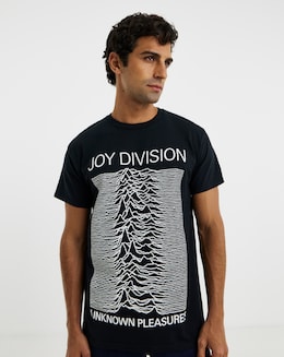Joy Division Graphic Band T-Shirt - Black