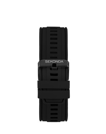 Sekonda Active Plus 45mm Black Rubber Dual Strap Smart Watch