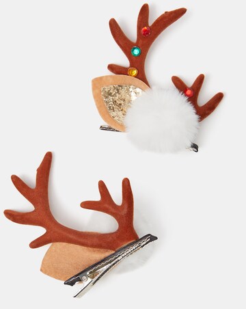 Accessorize Christmas Reindeer Hair Clip