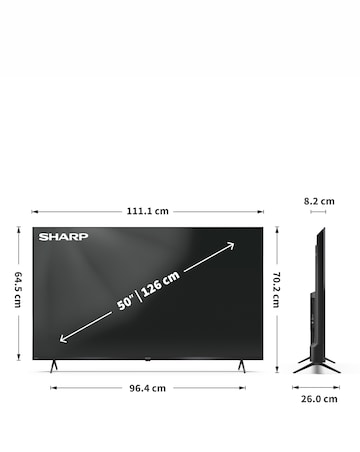 Sharp 50in Ultra HD Quantum Dot Tivo TV