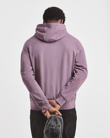 Union Relaxed Hooded Sweatshirt - Plum