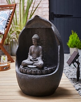 Hybrid Solar and Mains Fountain