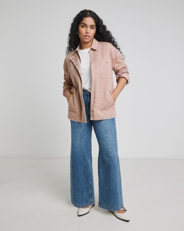 Ballet Pink Denim Workwear Jacket