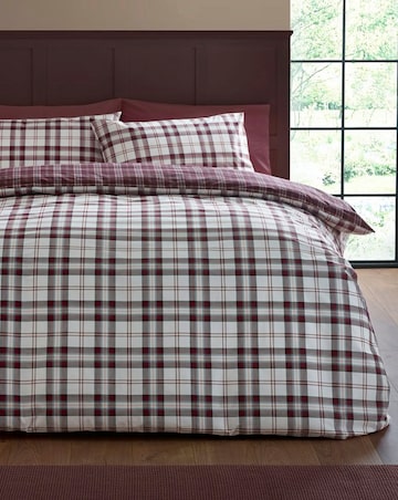 Catherine Lansfield Kelso Check Duvet Cover Set