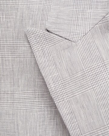 Mango Houndstood Linen Jacket Blazer