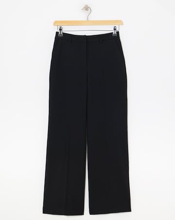 Black Tailored Wide Leg Trousers