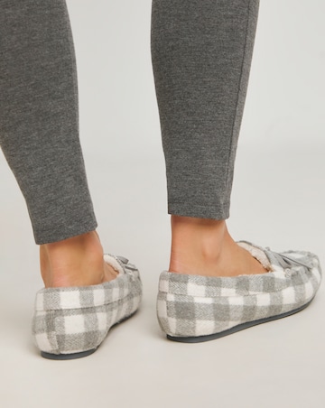 Juliet Moccasin Slipper - Wide Fit (E)