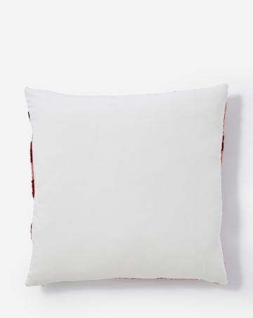 Eva Boucle Emboridered Floral Cushion