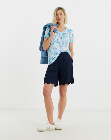 Linen T-Shirts V- Neck