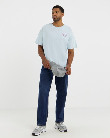 Jack & Jones Sandwich Back Graphic T-Shirt - Blue