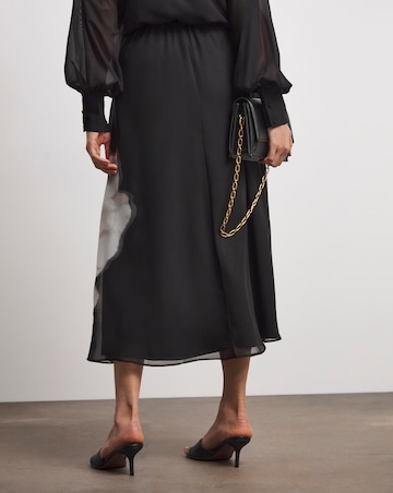 Joanna Hope Chiffon Slip Skirt