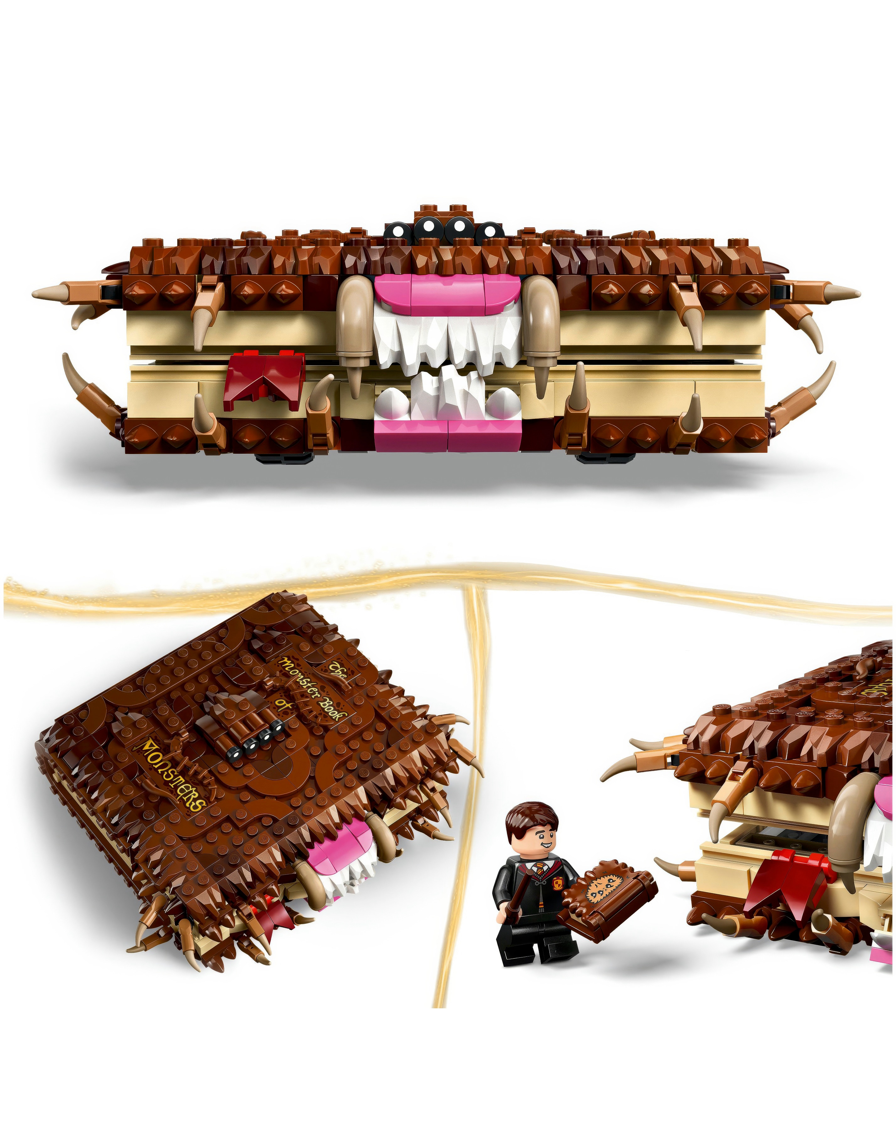LEGO Harry Potter Chomping Monster Book of Monsters, Wizard Toy