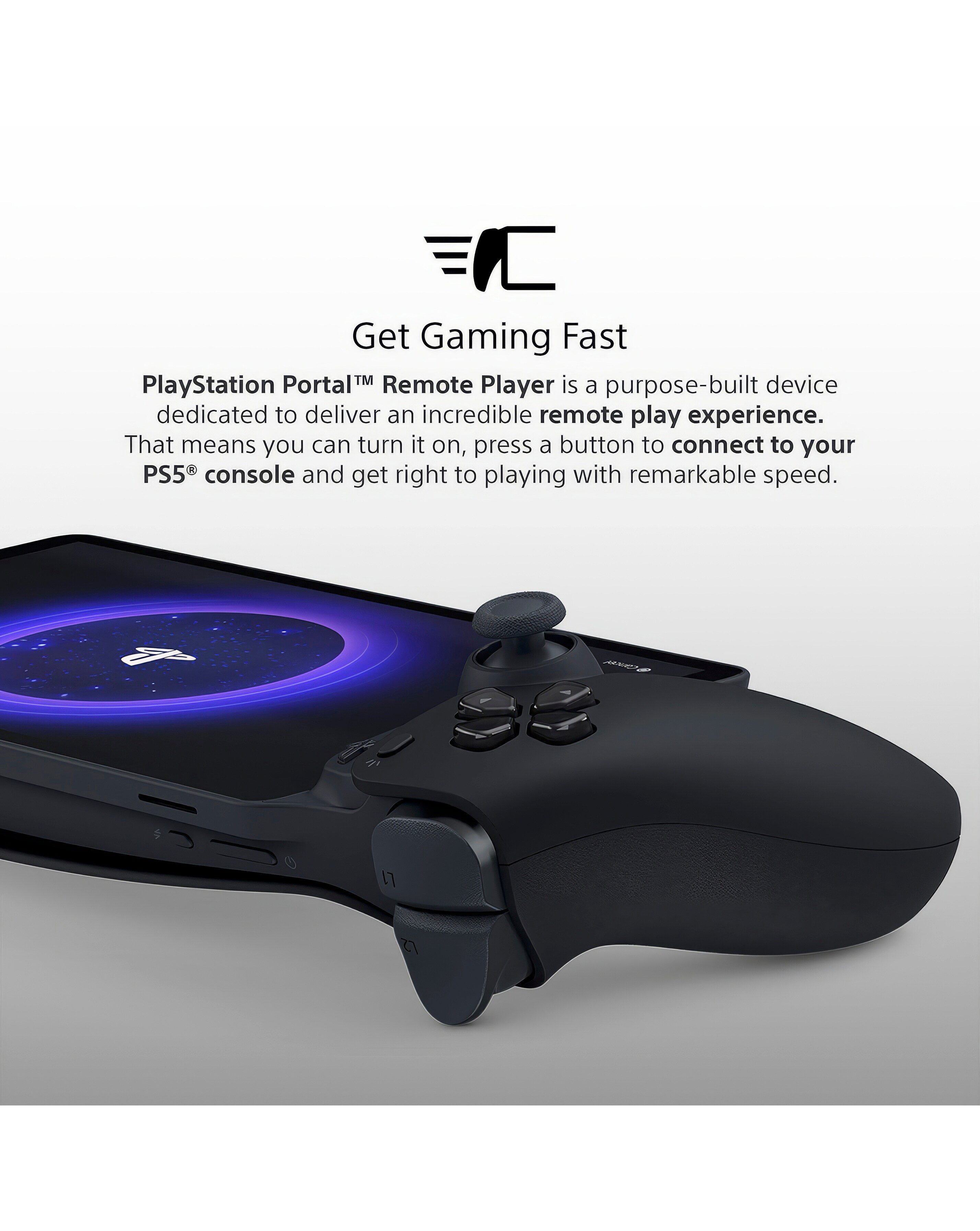 PlayStation Portal Remote Player Midnight Black Ambrose Wilson